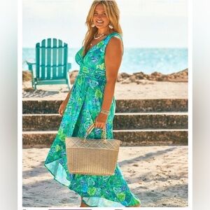 NWOT Lilly Pulitzer Moana Wrap Maxi Dress